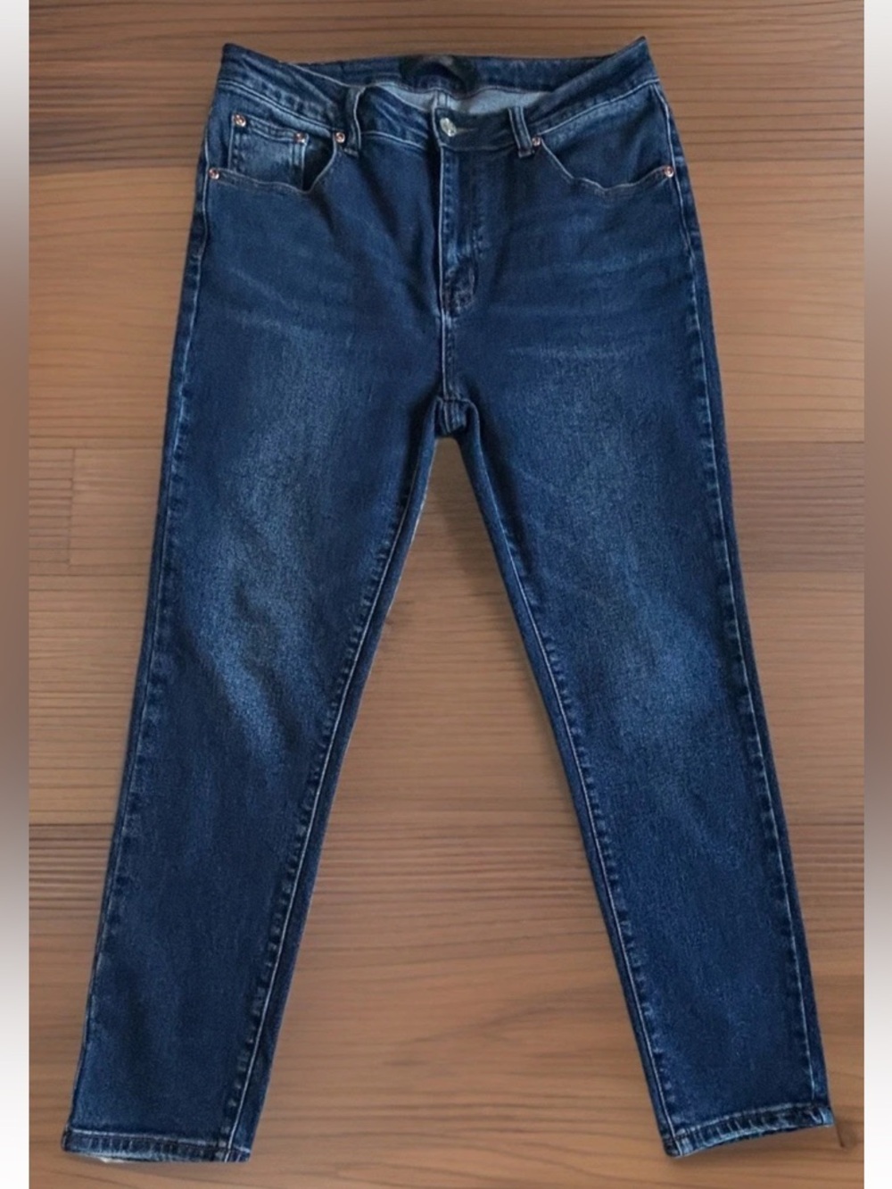 Women’s Monkey Ride ‘Original Vintage’ Jeans Dark Blue Denim 15/32 Y2K